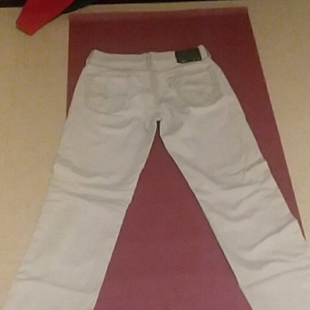 Barley worn jeans